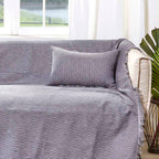 Διακοσμητική Μαξιλαροθήκη Charisma Cotton Stripe Anthracite 30X50